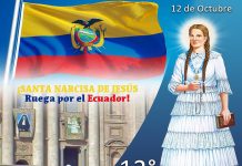 La Narcisita de Nobol cumplió 12 años de canonización