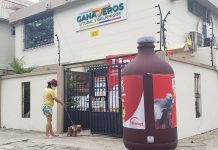 Queeny y Scoli inauguraron la veterinaria de la Asociación de Ganaderos, en la FAE