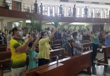 La Iglesia del Señor de la Buena Esperanza recibió a cientos de creyentes el Domingo de Ramos