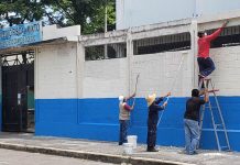 Mejoras en la fachada del emblemático Colegio Fiscal Dr. Francisco Campos Coello