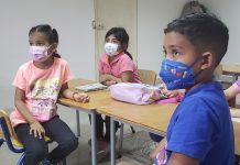 Tres horas de aprendizaje, gimnasia y juegos en el APA