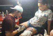 Tatuajes y música hubo durante un Festival Internacional