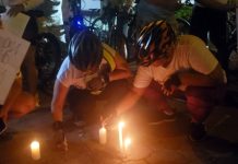Una pedaleada blanca por la muerte de un ciclista