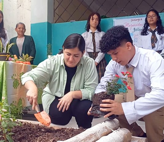 Camposinos sembraron hortalizas y plantas ornamentales