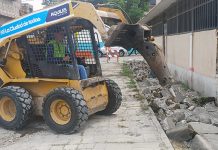 En la manzana B empezó la regeneración de peatonales